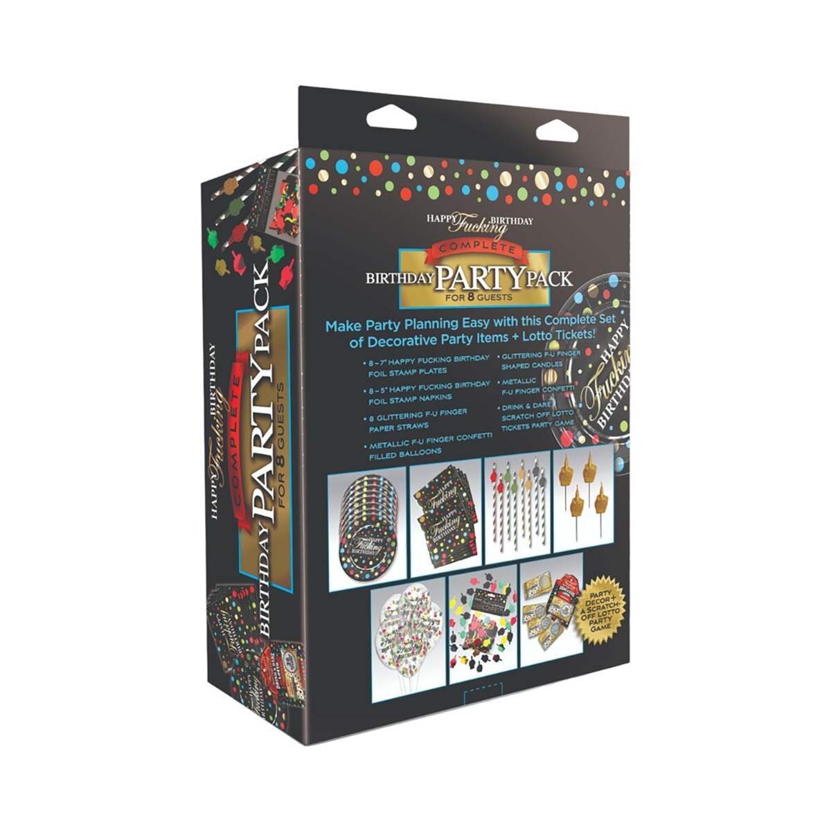 Buy  Happy Fucking Birthday Party Pack book for her.