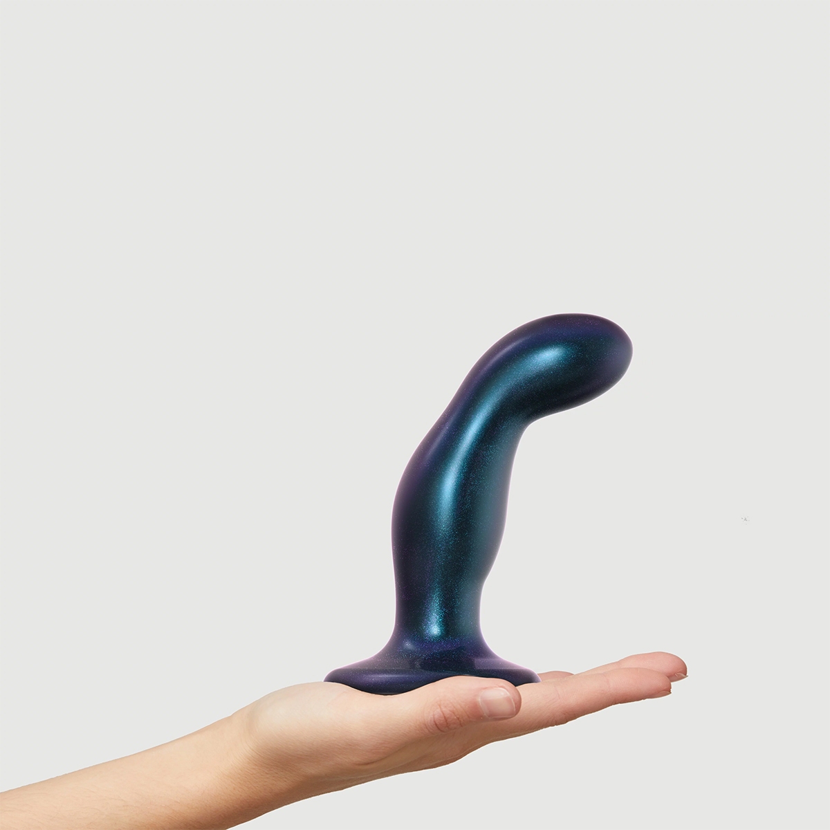 Strap On Me Snaky Dil Medium Metallic Blue dildo made by Strap-On-Me on sale at herVibrators.com