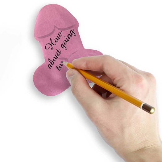 Buy  Super Fun Penis Sticky Notes book for her.
