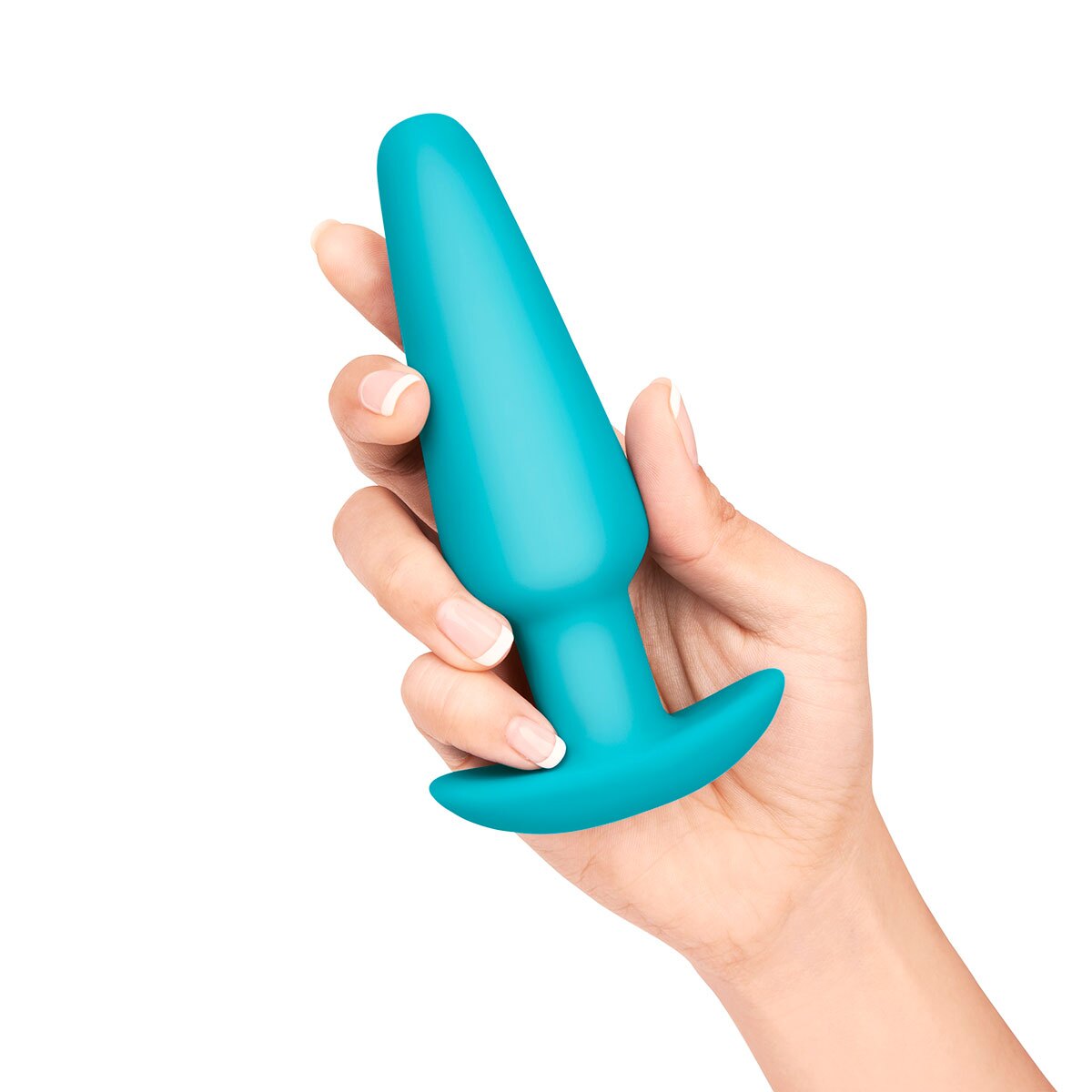 Fully assembled  B-Vibe vibrator with smooth exterior