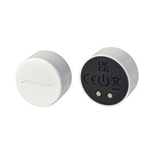 White Black Banana Pants Vibrator Puck