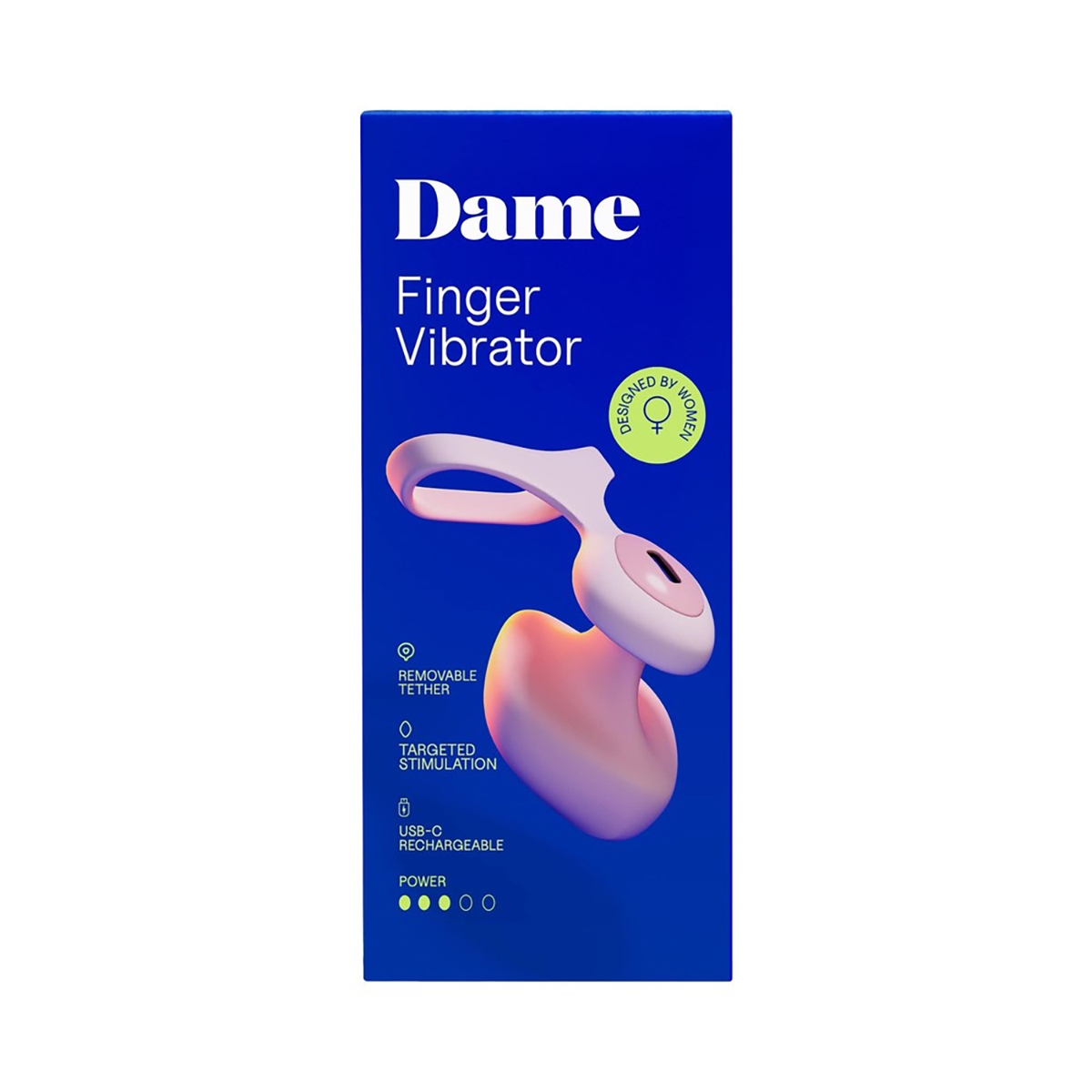 Product image of the  Dame Products vibrator on clean background