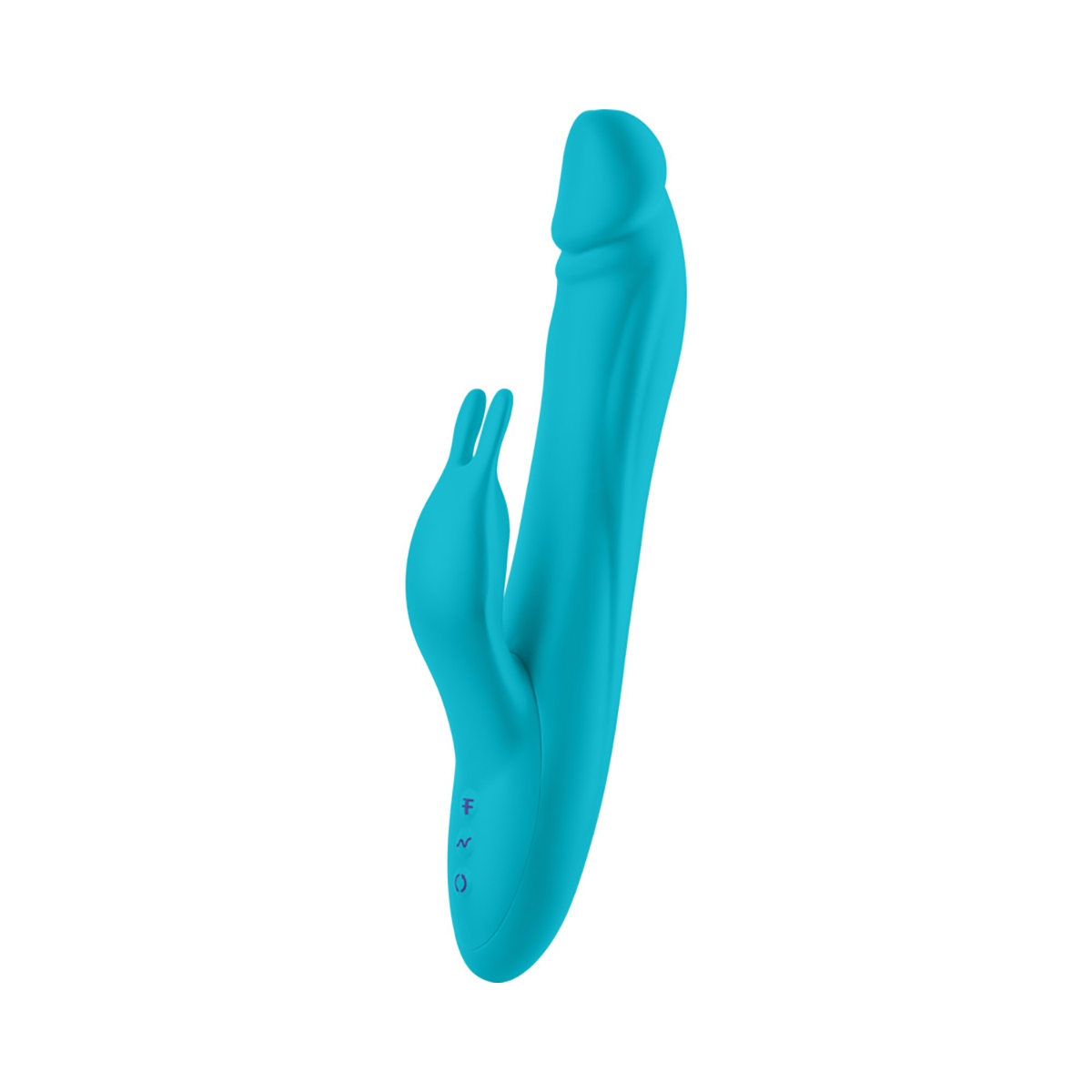 Product image of the Turquoise Femme Funn vibrator on clean background