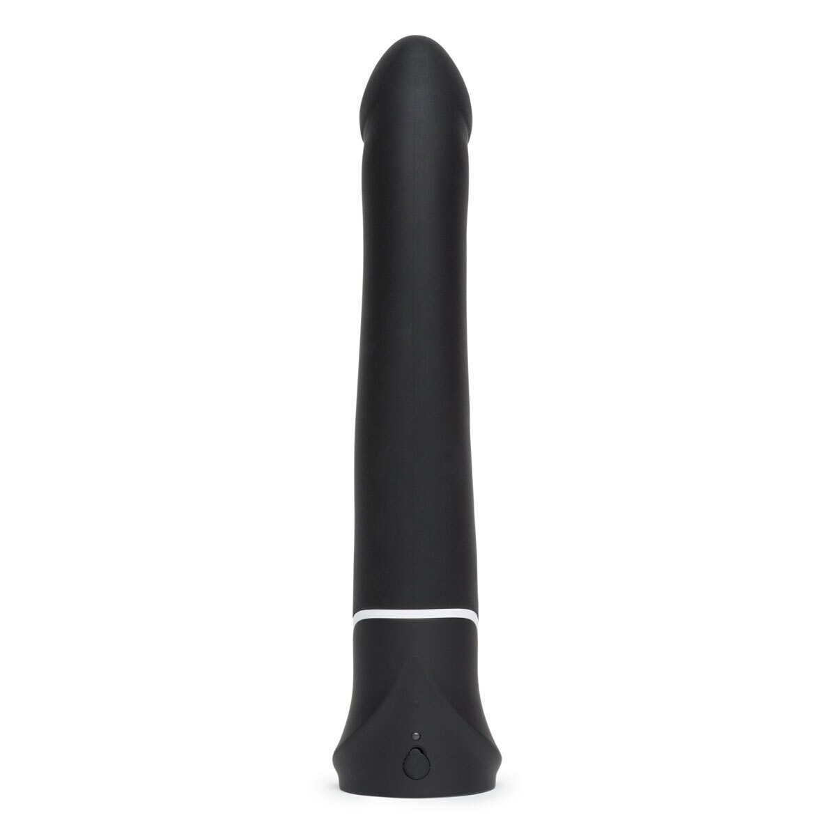 Product image of the Black Happy Rabbit vibrator on clean background