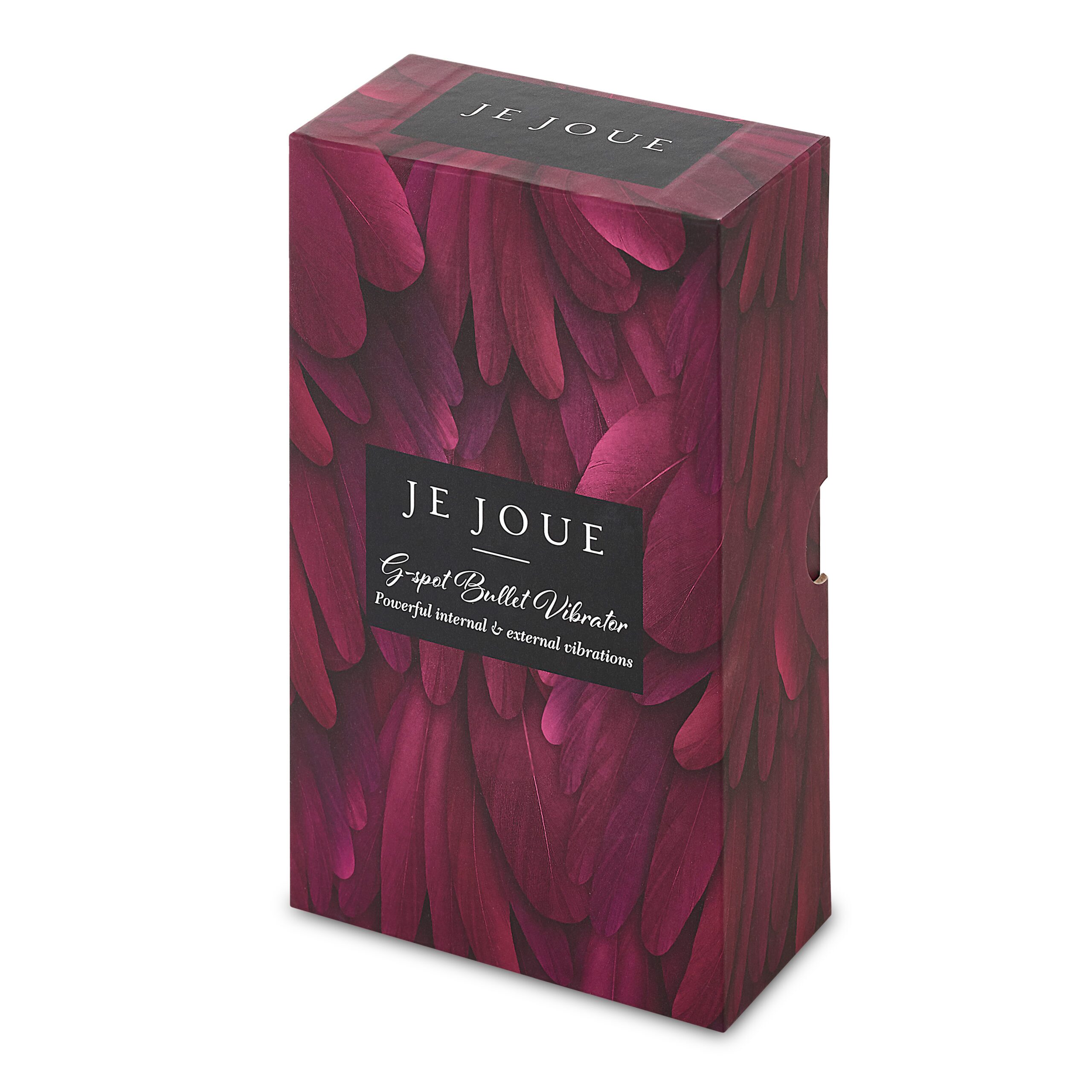 Angled view of the Purple Je Joue vibrator designed for intimate use