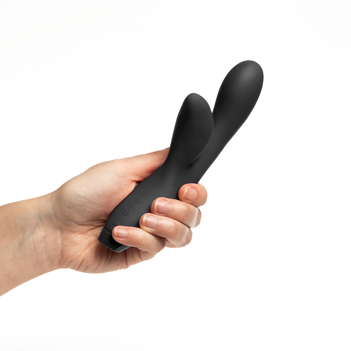 Angled view of the  Je Joue vibrator designed for intimate use