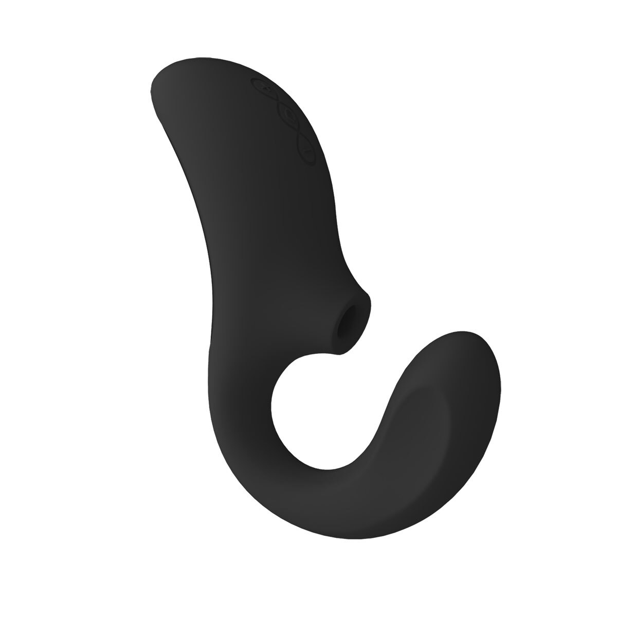 Close-up of the Black LELO vibrator for texture detail