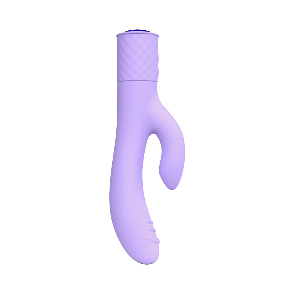 Angled view of the  Lola Milani vibrator designed for intimate use