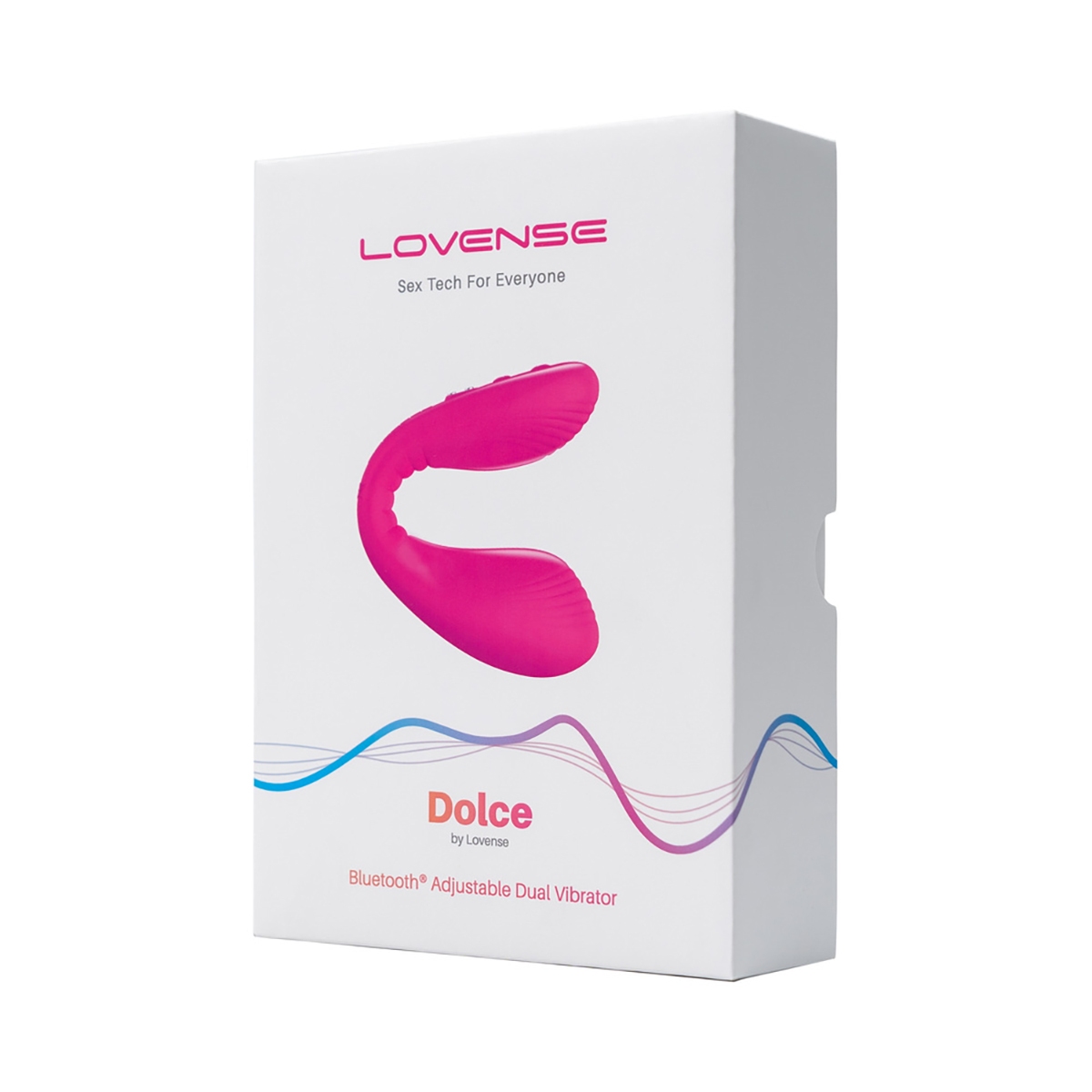 Angled view of the  Lovense vibrator designed for intimate use