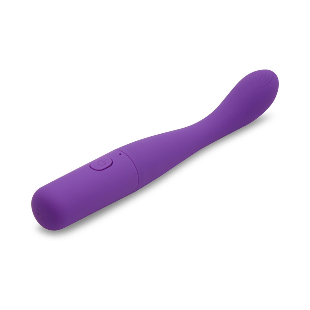 Close-up of the Purple Nu Sensuelle vibrator for texture detail