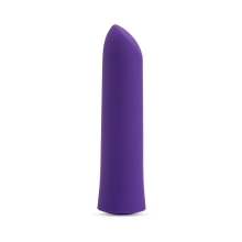 Nu Sensuelle vibrator Sunni Nubii Warm Pu shown in hand for scale