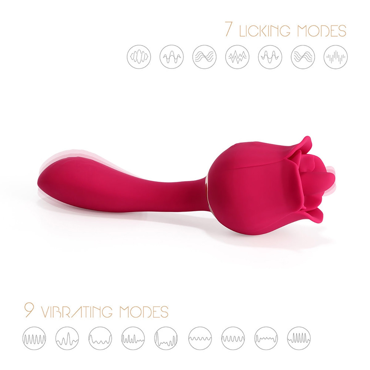 Product image of the Red Honey Play Box vibrator on clean background