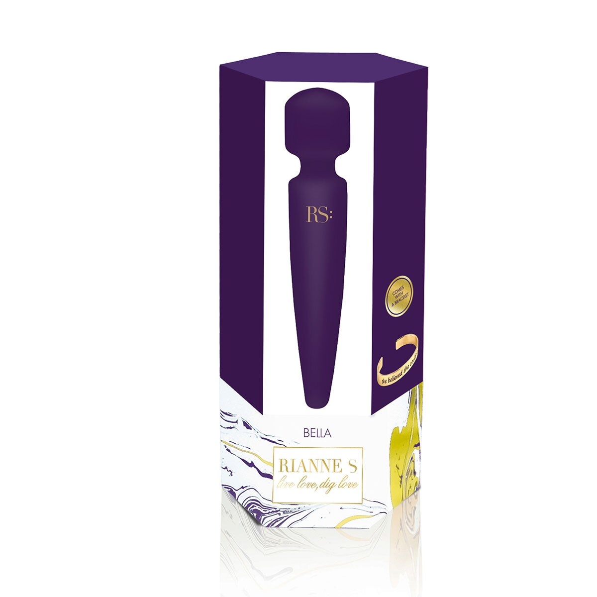 Product image of the Purple Rianne S vibrator on clean background