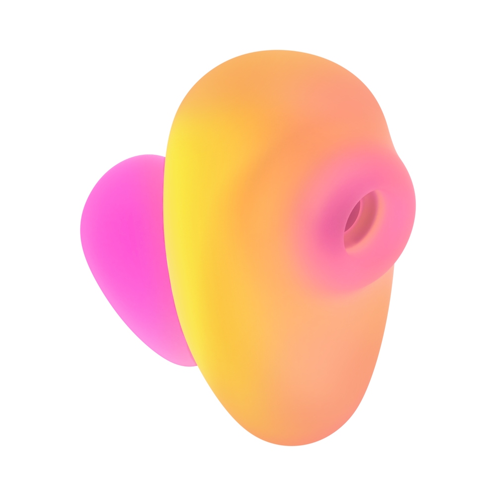 Fully assembled Pink Coral ROMP vibrator with smooth exterior