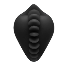 Black Banana Pants vibrator Shagger by shown in hand for scale