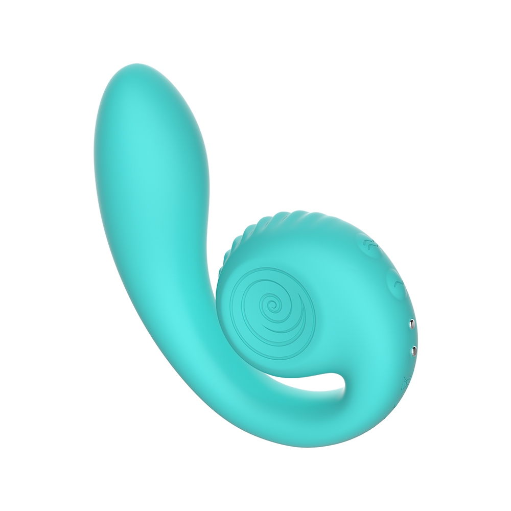 Close-up of the  Snail Vibe vibrator for texture detail