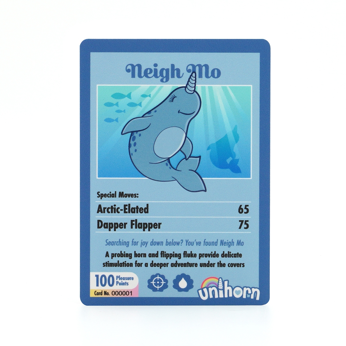 Product image of the Blue Creative Conceptions vibrator on clean background