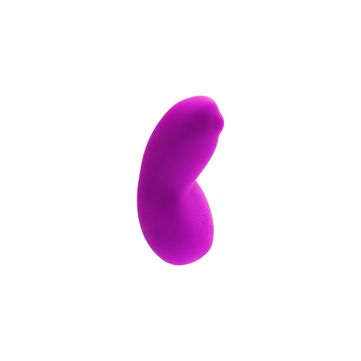 Angled view of the Violet VeDO vibrator designed for intimate use