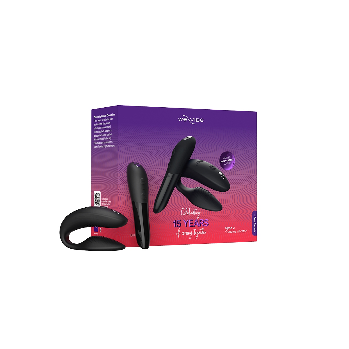 Product image of the  We-Vibe vibrator on clean background