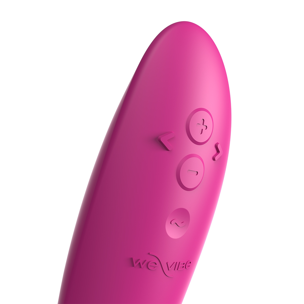 Fully assembled  We-Vibe vibrator with smooth exterior