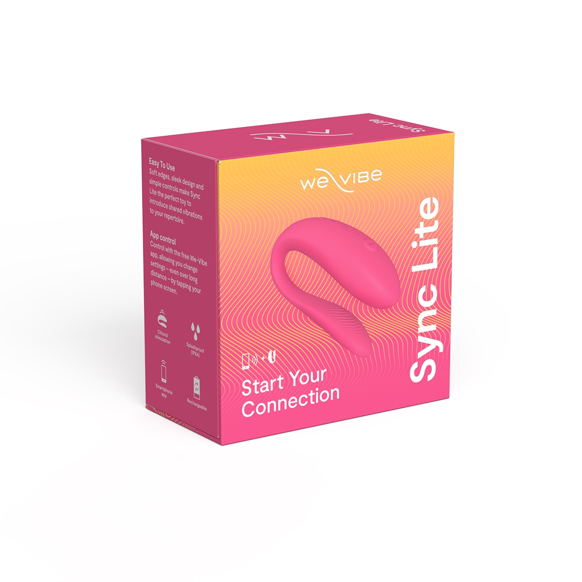 Waterproof design shown in the Pink We-Vibe vibrator