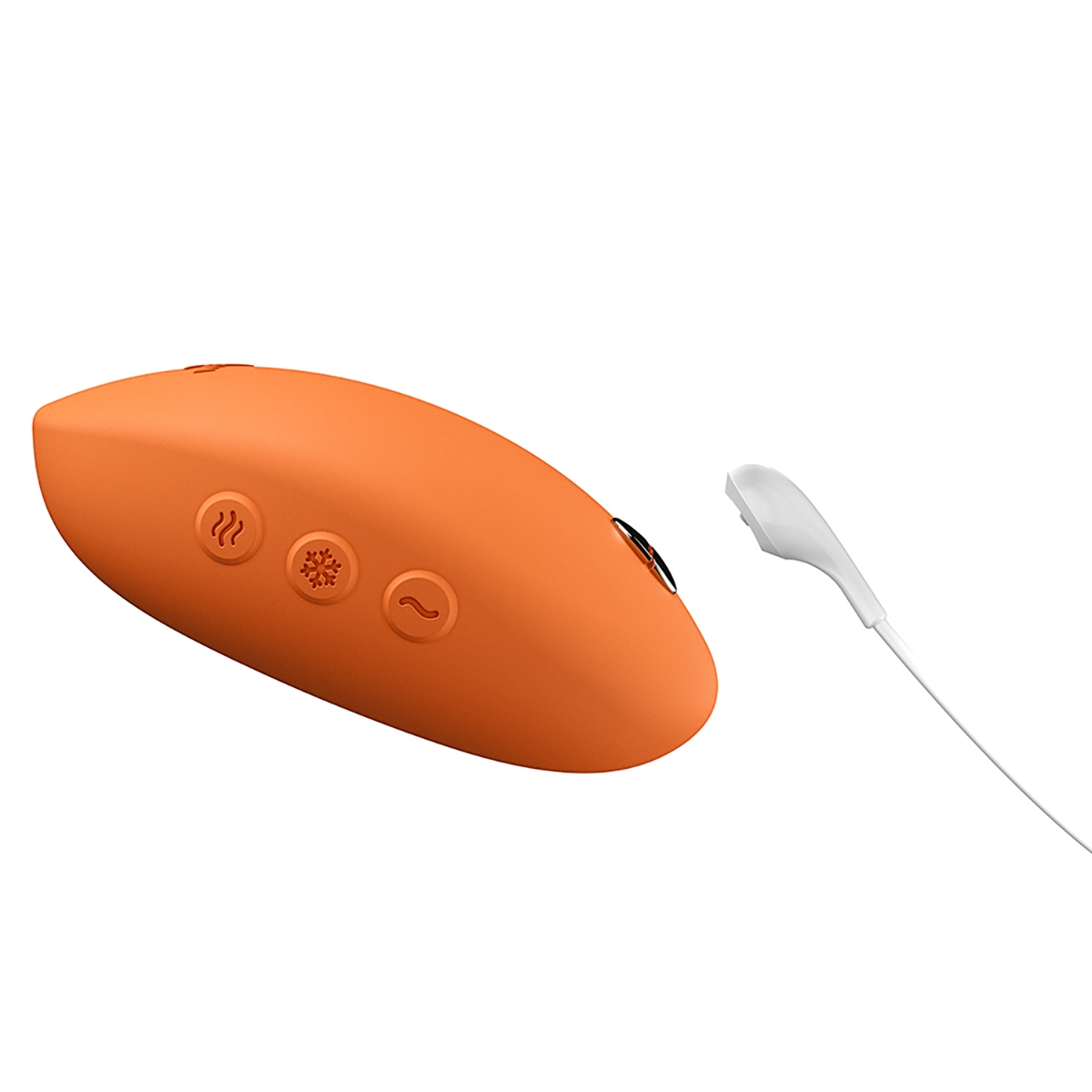 Angled view of the  We-Vibe vibrator designed for intimate use