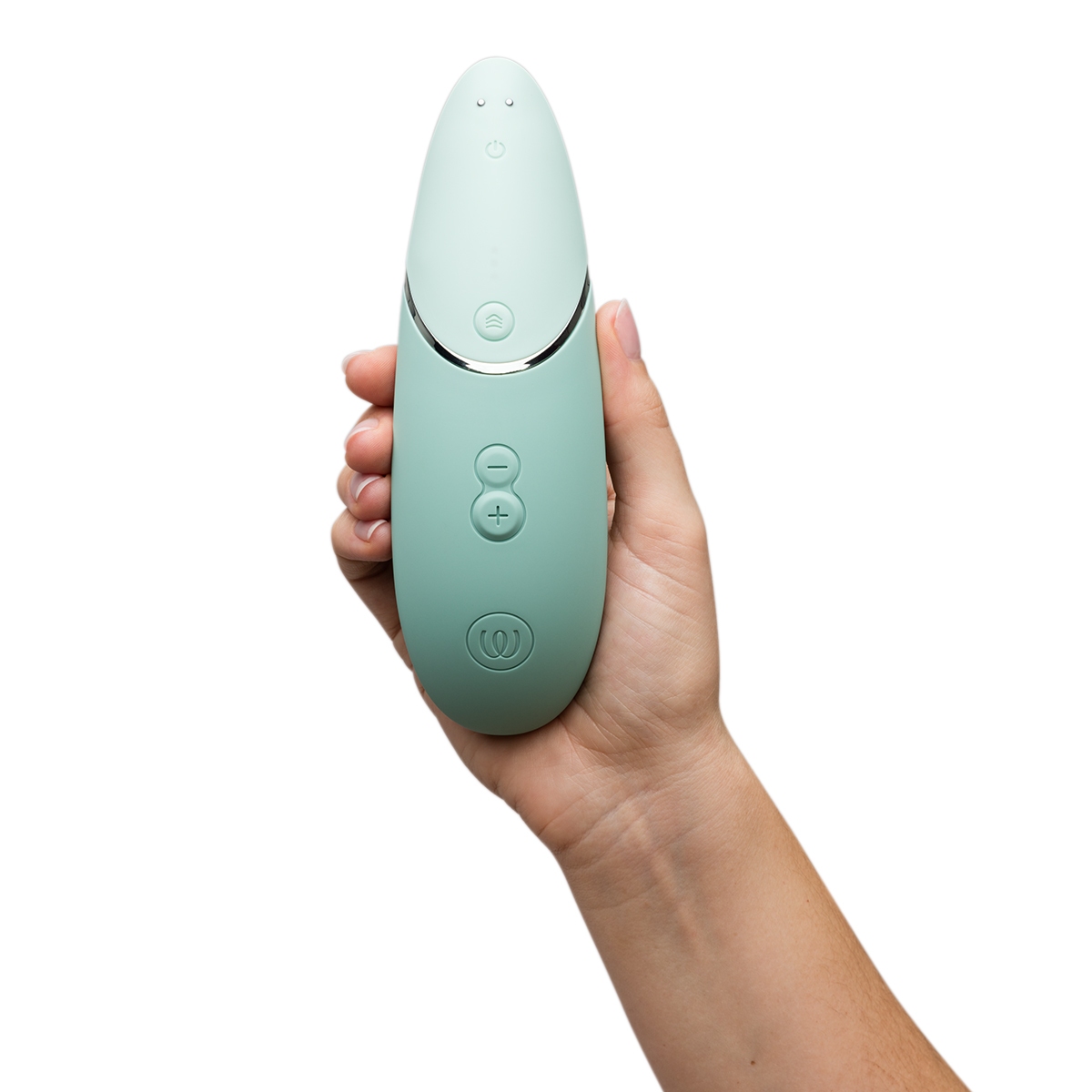 Fully assembled  Womanizer vibrator with smooth exterior