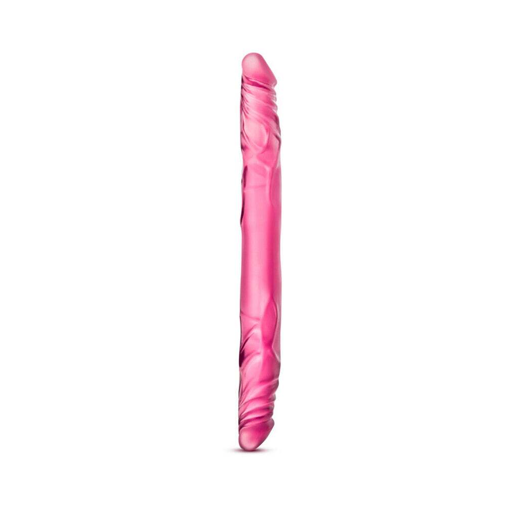 14 inch Dildo from Blush in Hot Pink Magenta Fuchsia designed for anal sex with Her or Him