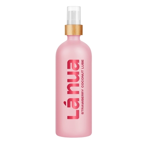 Bottle of 200 ml Water Based Lube La Nua showing clean, lightweight formula