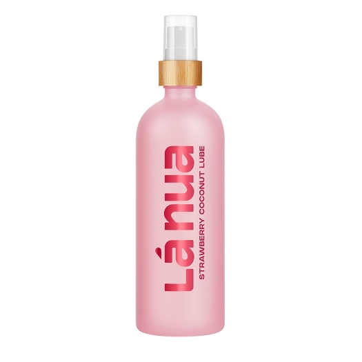 Bottle of 200 ml Water Based Lube La Nua showing clean, lightweight formula