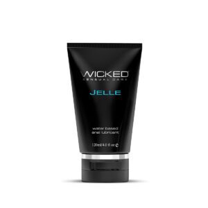 4 oz Anal Lube Wicked Sensual Care Wicked Aqua Jelle