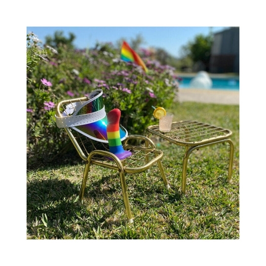 5 inch Dildo from Fun Factory in Rainbow designed for anal sex with Her or Him