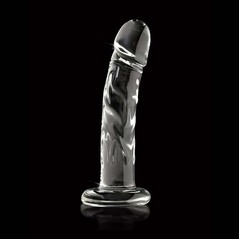 6.5 inch Dildo from Pipedream in Clear designed for anal sex with Her or Him