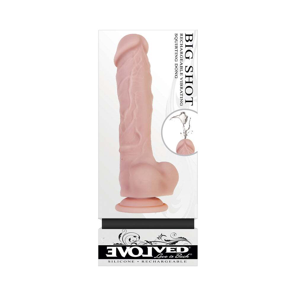 8 inch Dildo by Evolved in Vanilla Ivory Beige shown for use by Her or Him