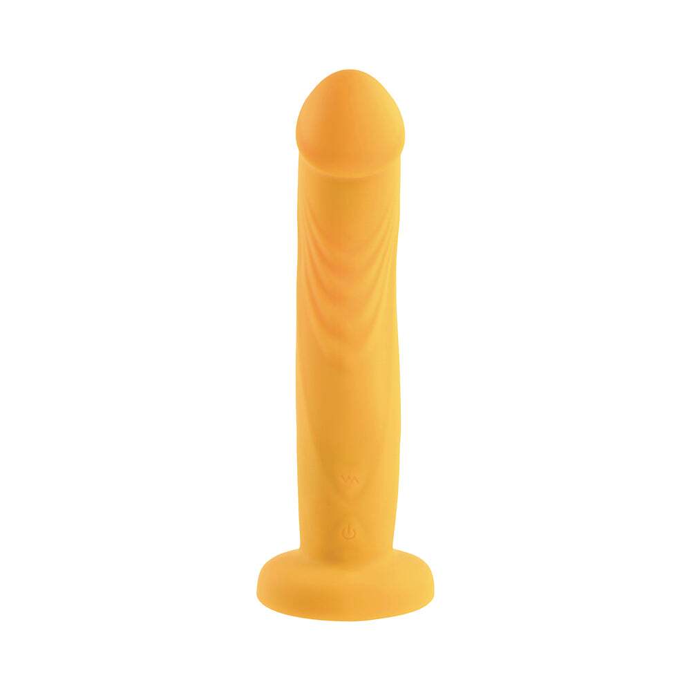 7 inch Dildo by Gender X in Yellow shown for pegging Her or Him