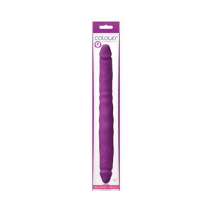 12 inch Dildo NS Novelties Purple Colours Double Pleasure Dual Ended