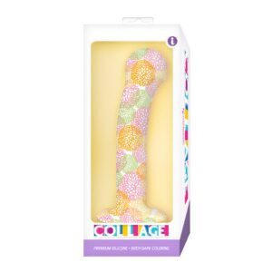 7 inch Dildo Icon Brands Multi-Color Catch the Bouquet G Spot Silicone