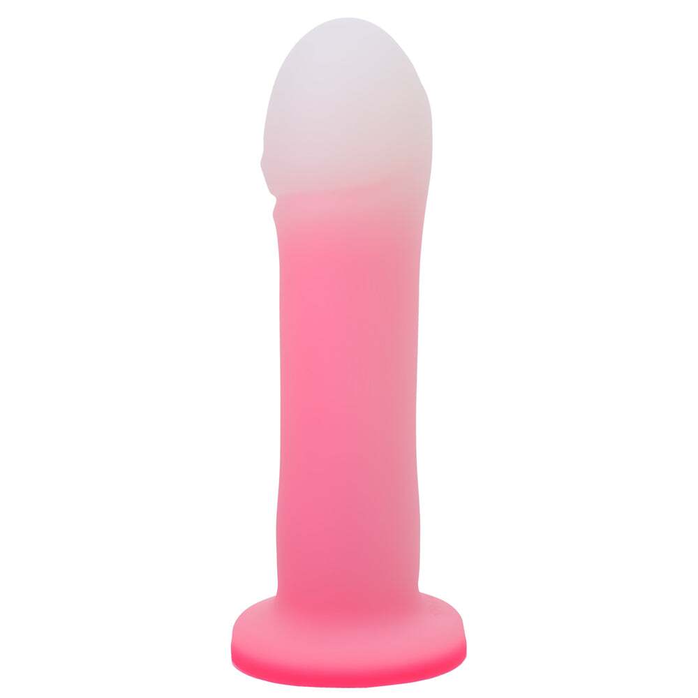 Dildo by Tantus in Light Pink shown for use by Her or Him