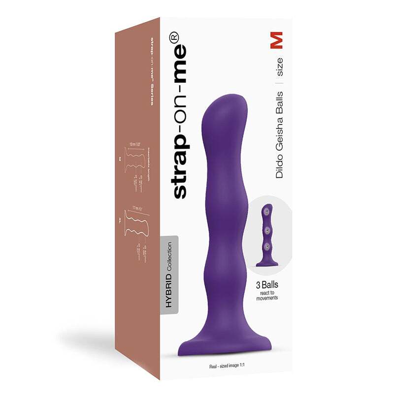 Dildo by Lovely Planet in Purple shown for use by Her or Him