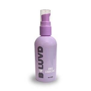 Bottle of  Water Based Lube Little Genie showing clean, lightweight formula