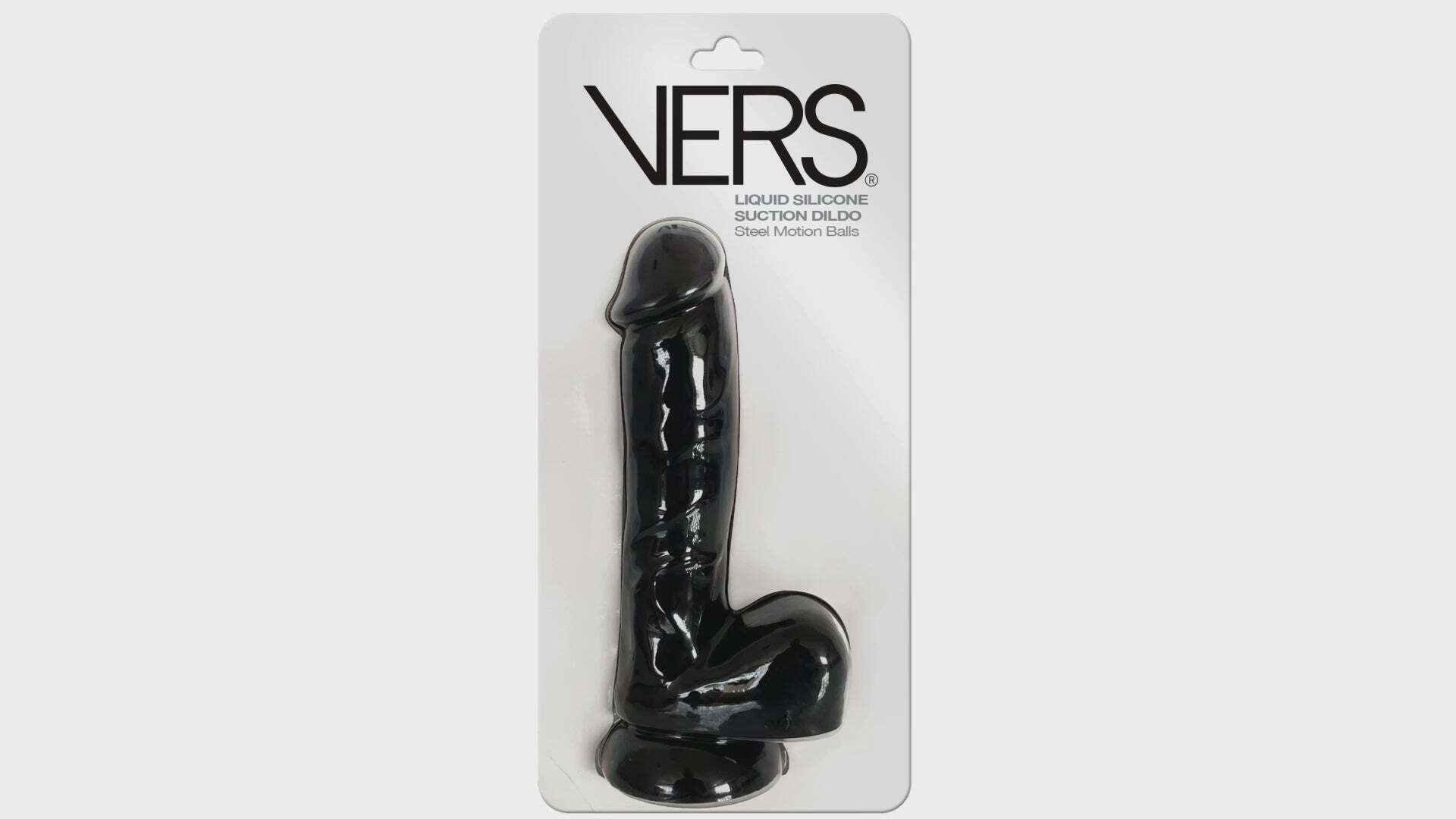 Dildo from VERS in Black designed for anal sex with Her or Him