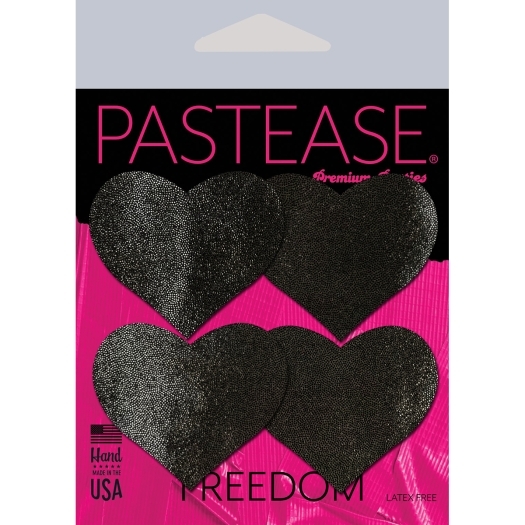 Wearing Petite Hearts Black nipples covers by Pastease can be fun and sexy!