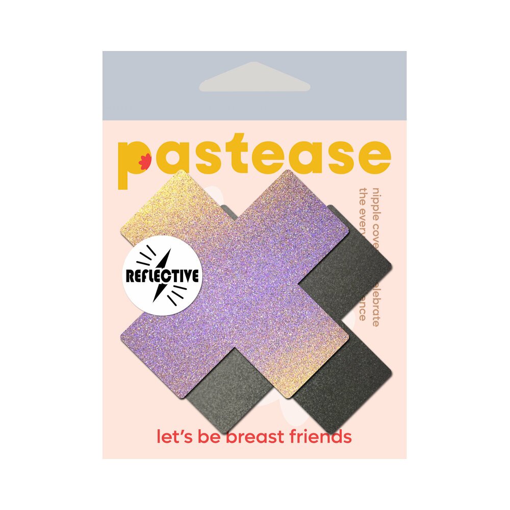 Wearing Plus X Reflect GunMetGrey Cross nipples covers by Pastease can be fun and sexy!