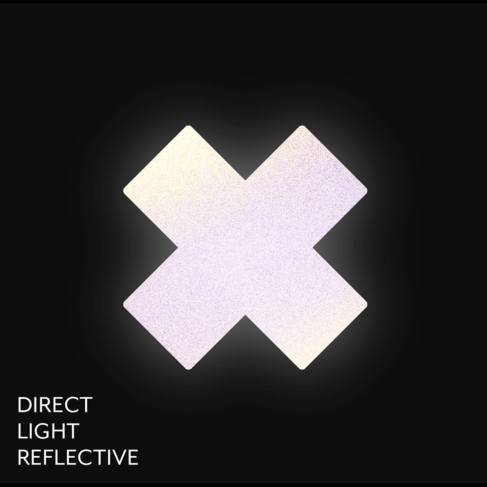 Wearing Plus X Reflect GunMetGrey Cross nipples covers by Pastease can be fun and sexy!