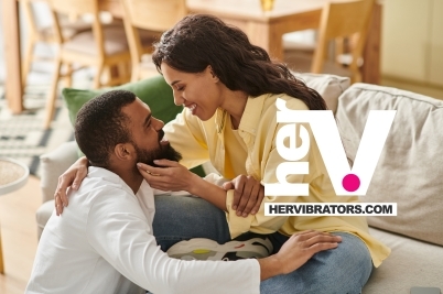 Couple sharing a soft, intimate moment, representing comfort, trust, and smooth pleasure made possible by the best anal sex lube