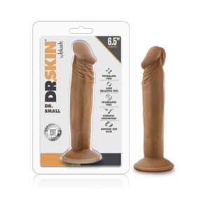 6.5 inch Dildo Blush Tan Light Brown Mocha Dr Skin Dr Small Realistic