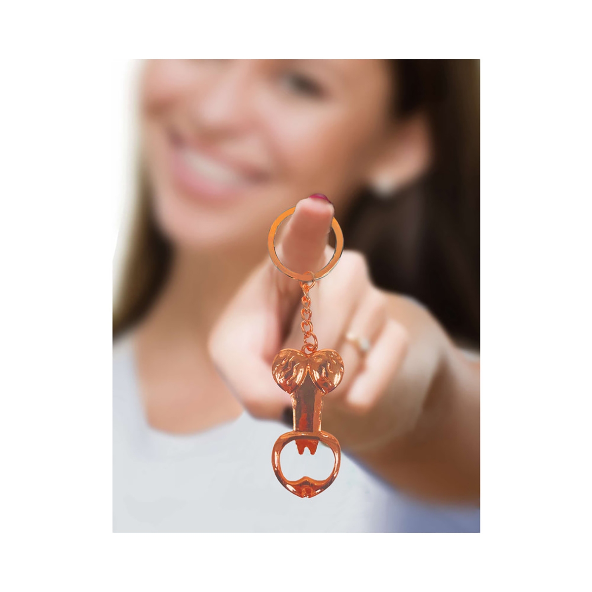 Buy  Super Fun Penis Bottle Opener Key Chain book for her.