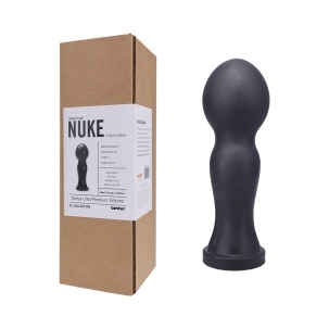 Dildo by Tantus in Black shown for use by Her or Him