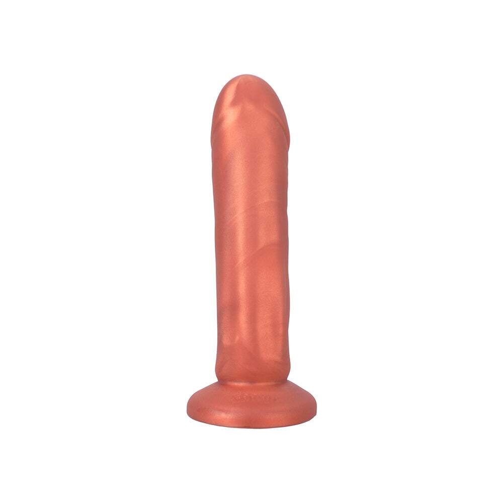 Dildo from Tantus in Copper designed for anal sex with Her or Him