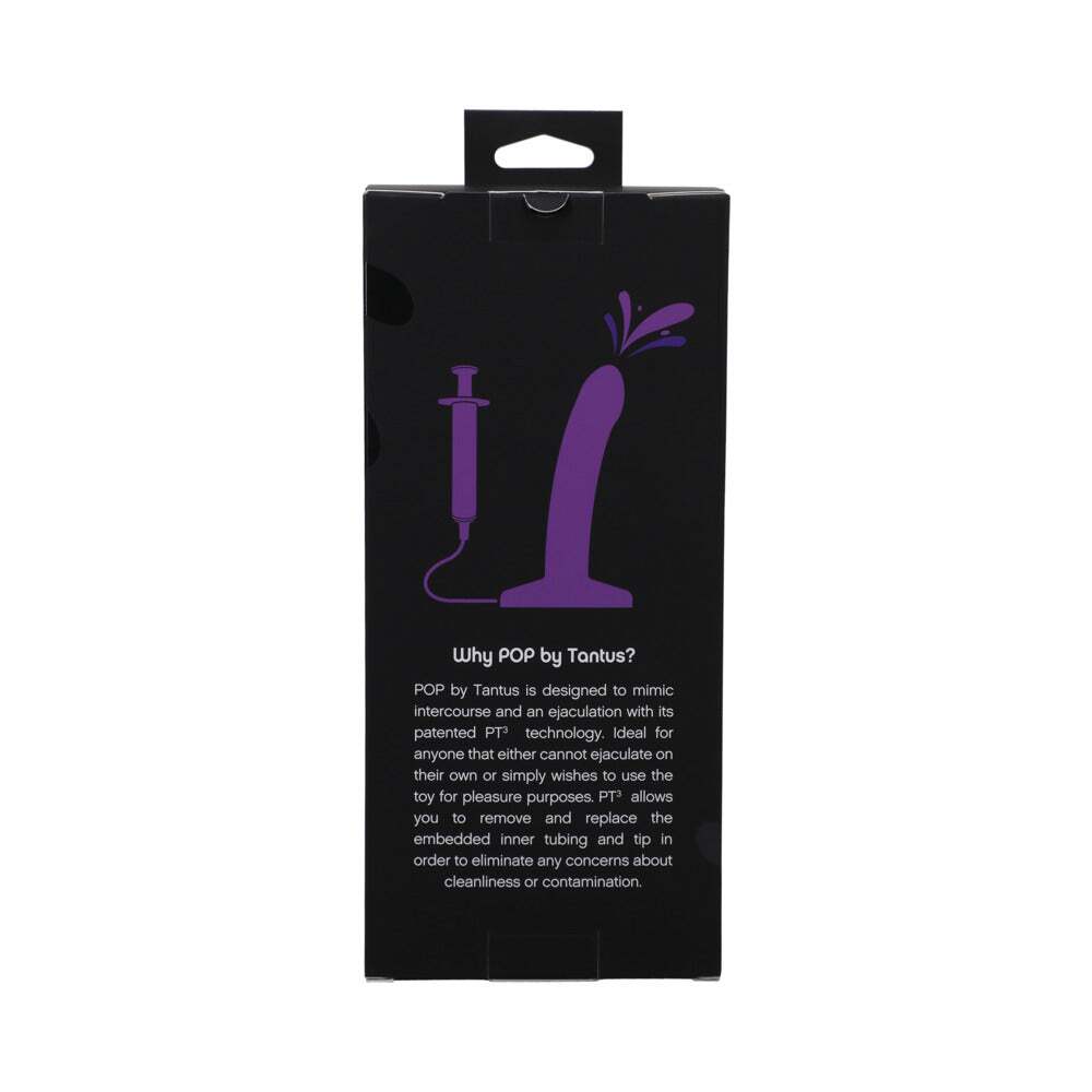 Dildo from Tantus in Hot Pink Magenta Fuchsia pictured for anal pleasure for Her or Him